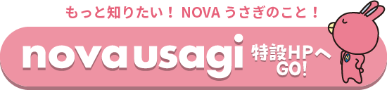 Novaうさぎ周年記念 英会話入会キャンペーン 駅前留学nova 公式