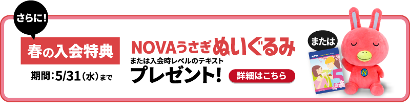 来校特典ぬいぐるみプレゼント