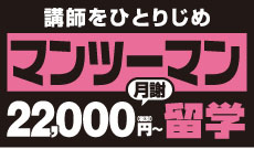 マンツーマン留学