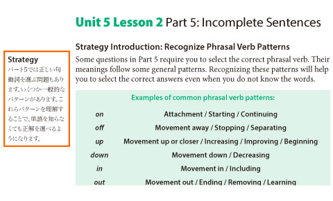 Target 600のテキストには、日本語の解説もあります