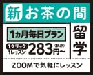 新・お茶の間留学