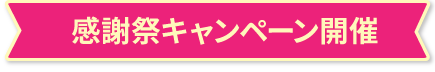 感謝祭キャンペーン開催